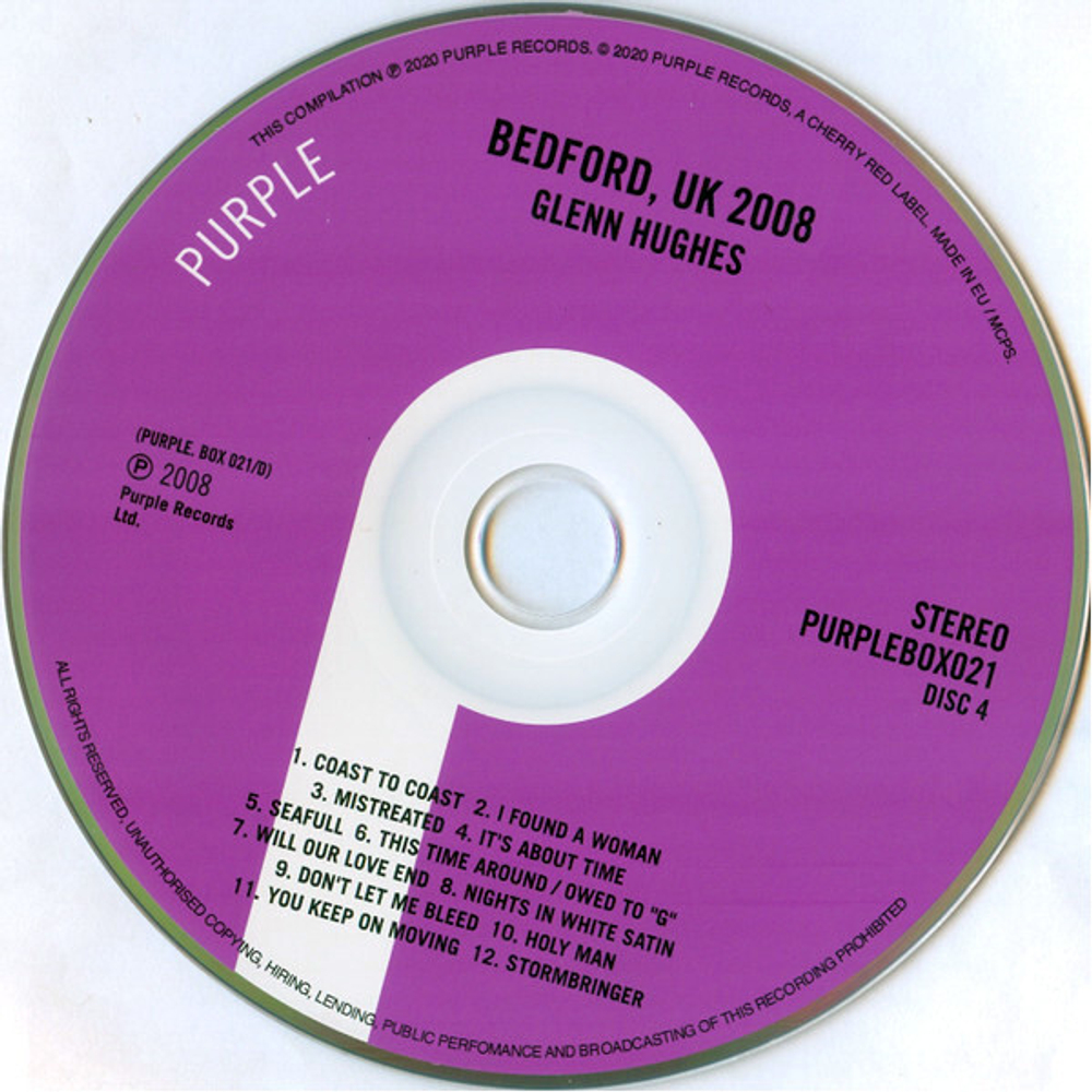 Glenn Hughes / The Official Bootleg Box Set Volume Three - 1995-2010 (6CD)