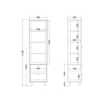 Узкая витрина TWIN TW164