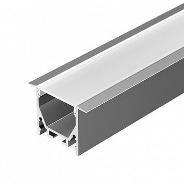Профиль для прямоугольных светильников 2м 053805 серебристый LINIA25-F-2000 ANOD Arlight
