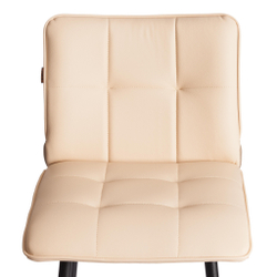 Барный стул  Bari/Бари экокожа , бежевый, 45х56х110 см