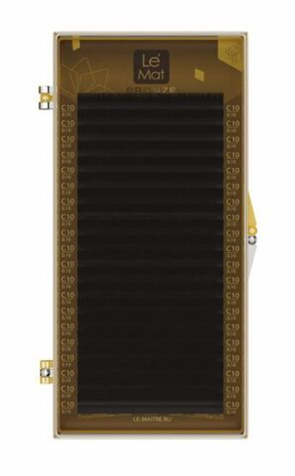 Ресницы Коричневые Le Maitre Truffle "Bronze" (20 линий) МИКС, M 0.10 7-13 мм