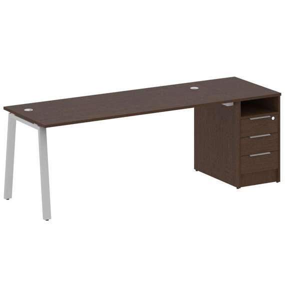 Метал Систем Рабочая станция с тумбой на А-образном м/к БА.РС-СТП-1.5