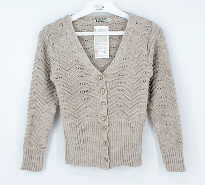 кардиган узор волна 924