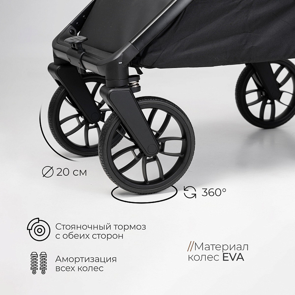 Детская коляска 2 в 1 Tomix Mirage Olive