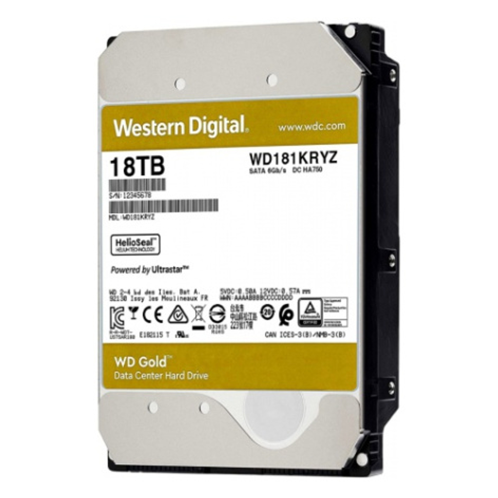 Жесткий диск 18TB SATA 6Gb/s Western Digital WD181KRYZ