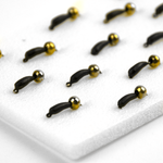 Мормышка вольфрамовая точеная "Уралка+шарик" 2мм (15шт/уп)