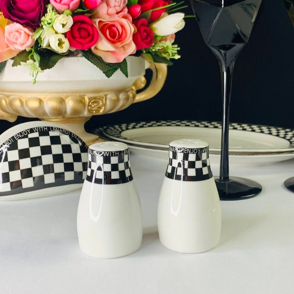 Lenardi 205-428 Набор солонок ENJOY в под.уп.(х48)Фарфор