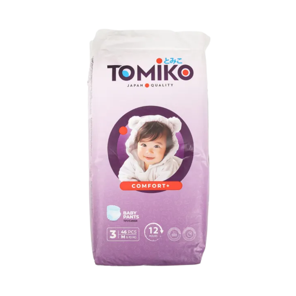 Подгузники TOMIKO Comfort+46 шт M-ка