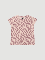 Футболка для девочек Mjölk Зебра розовая