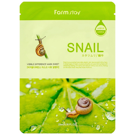 Тканевая маска для лица Farm Stay Snail 23 мл