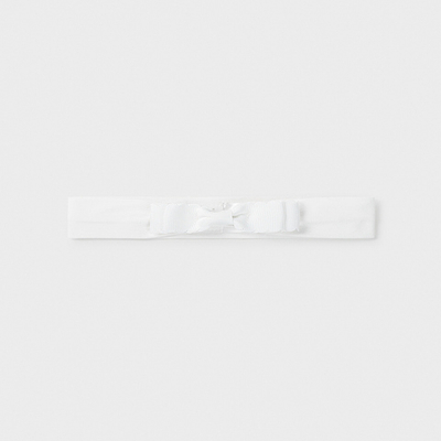 Повязка на голову с бантиком (Белый)