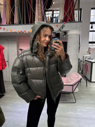 Пуховик Стокгольм зеленый