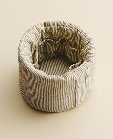 ZARA HOME ДЕТСКИЙ КРУГЛЫЙ ОРГАНАЙЗЕР ДЛЯ ХРАНЕНИЯ, ЗЕЛЕНЫЙ