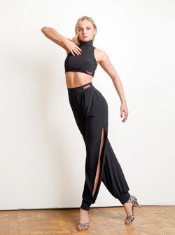 Брюки для танцев с разрезами