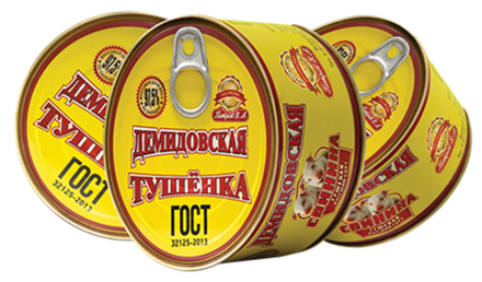 Свинина тушеная "Демидовская"