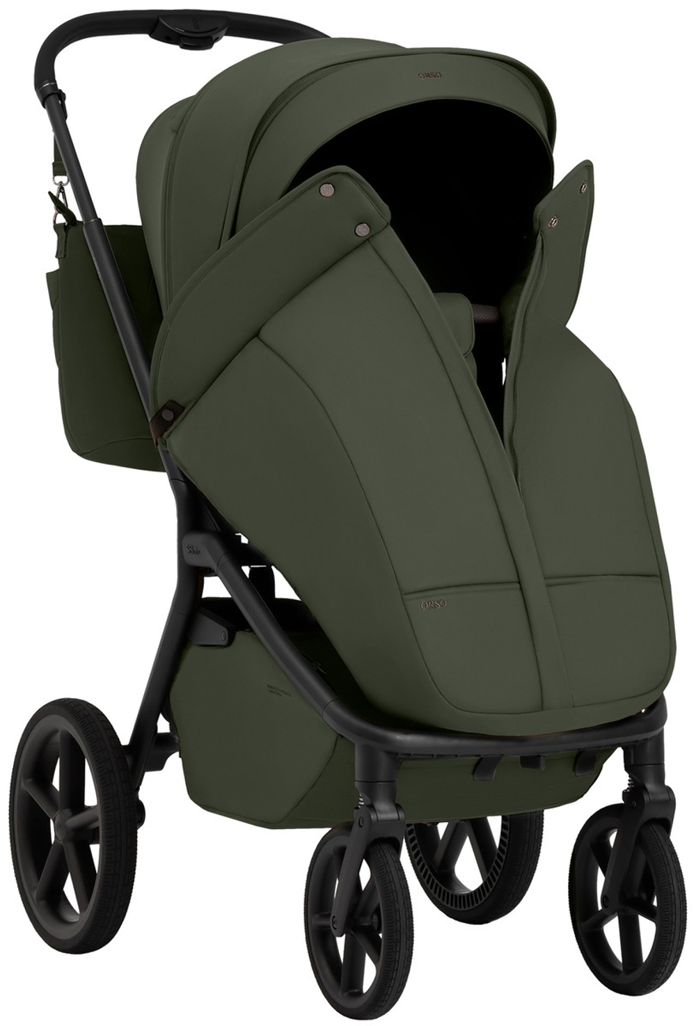 Коляска 4 в 1 Sweet Baby SBL Orso New + автокресло Elegante Plus с базой i-Size ISOFIX DK780 New Dark Green