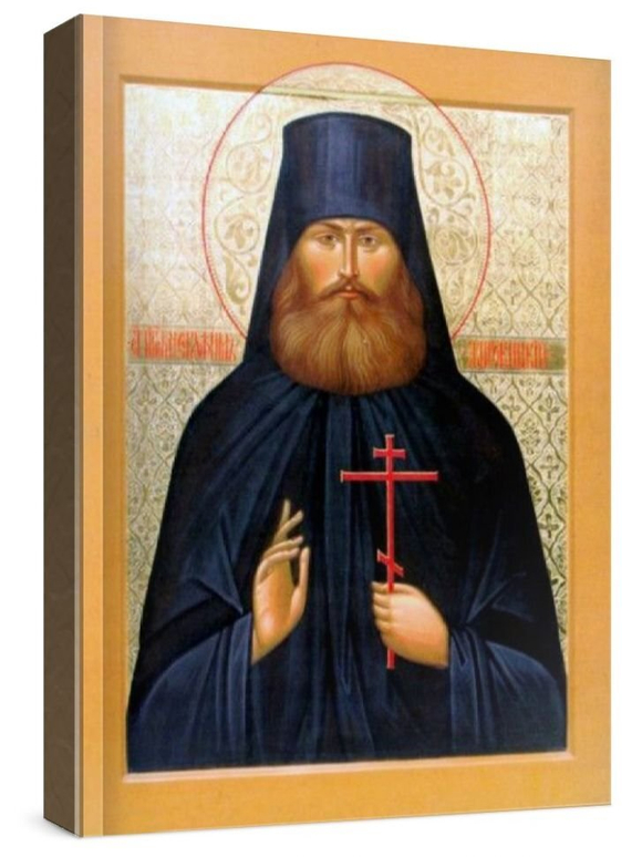 Серафим Жировицкий (рукописная икона)