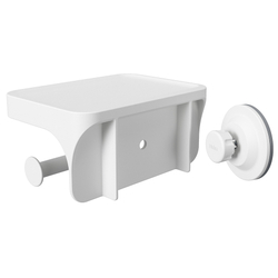 Держатель для туалетной бумаги с полочкой Flex белый Umbra
