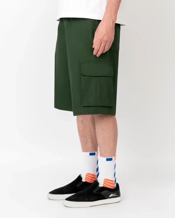 Шорты Cargos зеленые - фото 4