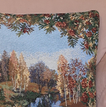 Декоративный гобеленовый чехол для интерьерной подушки Рябина 47*47