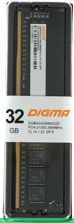 Оперативная память Digma DDR4 32Gb 2666MHz (DGMAD42666032D)