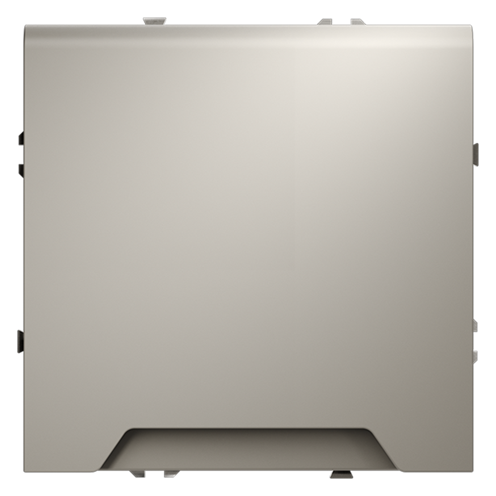 Розетка встраиваемая VOLTUM S70 с заземлением, защитными шторками и крышкой 16А, (кашемир)