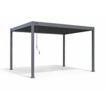 Пергола биоклиматическая алюминиевая Cronon Luna 4х3 м, антрацит