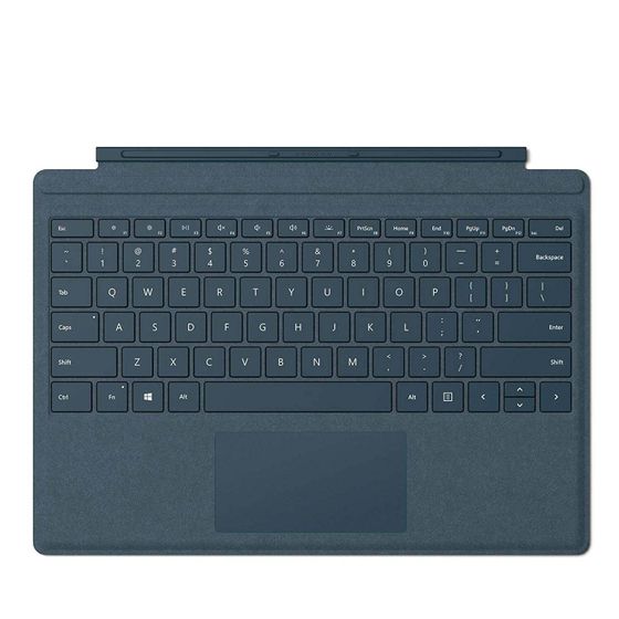 Microsoft Surface Pro Type Cover Cobalt Blue (Signature Alcantara) rus/eng