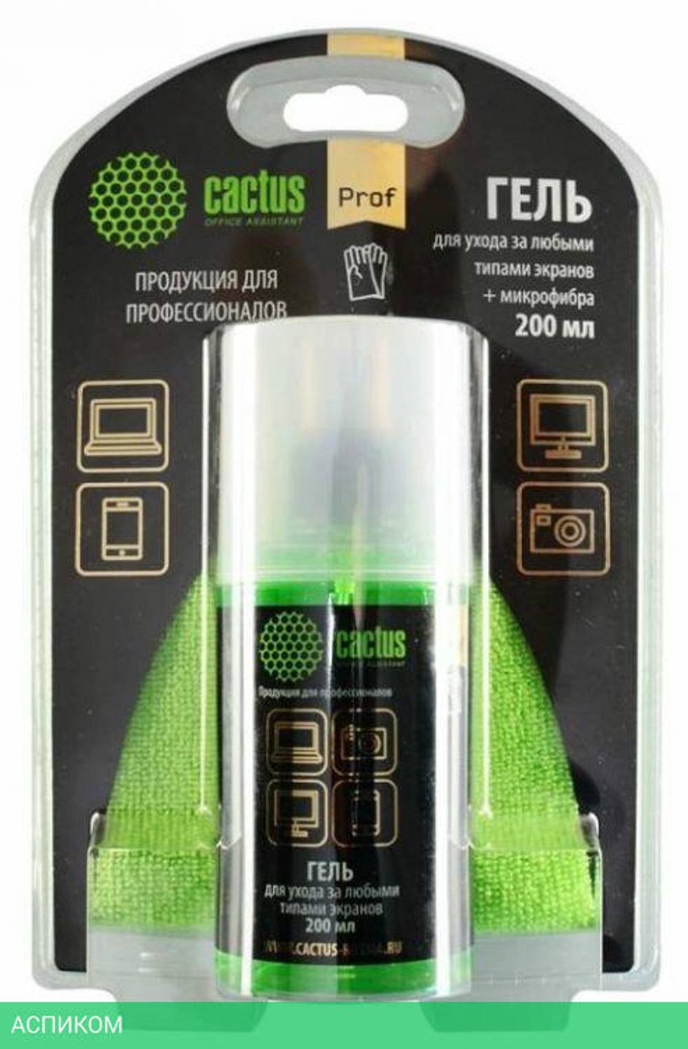 Чистящий набор для ухода за электроникой Cactus CS-S3004E