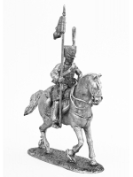 Оловянный солдатик Казак 1-го конного Смертоносного полка Санкт-Петербугского ополчения, 1812-14 г. г.