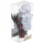 Ёлочная игрушка «Волшебная птица» 7*5*12 см , голубой