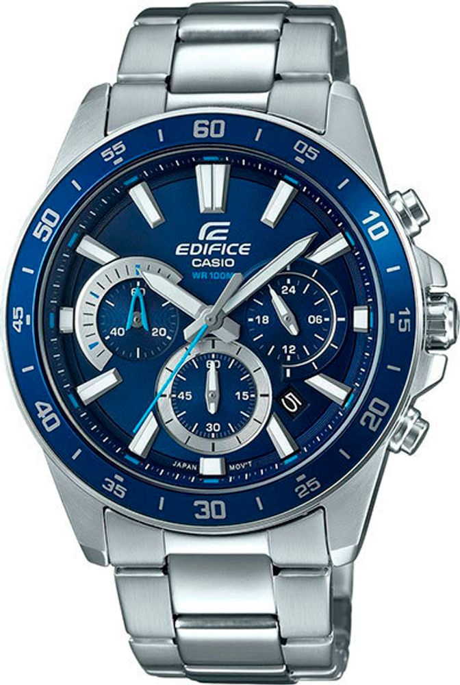 Японские наручные часы Casio Edifice EFV-570D-2A с хронографом