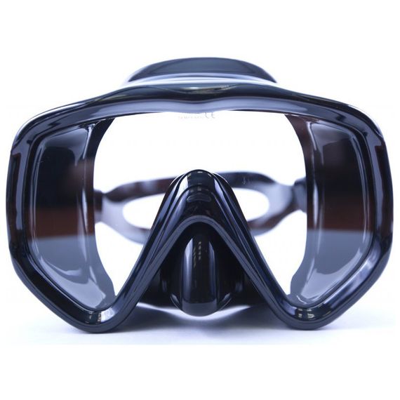 Маска Sargan Окулятор Черный силикон Черная рамка