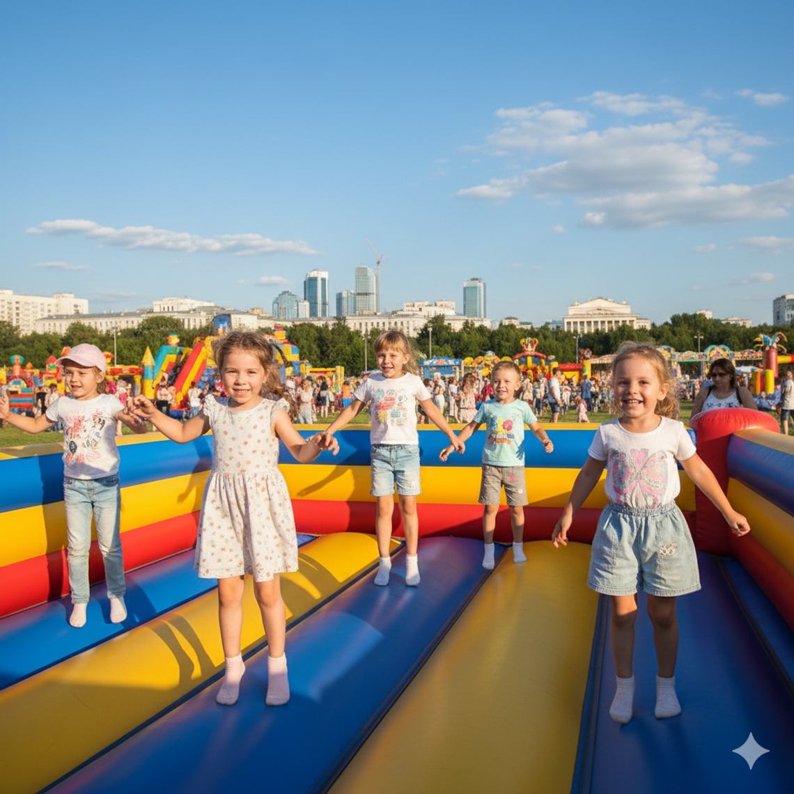 Батут купить в Челябинске – Надувные аттракционы БатутМастер