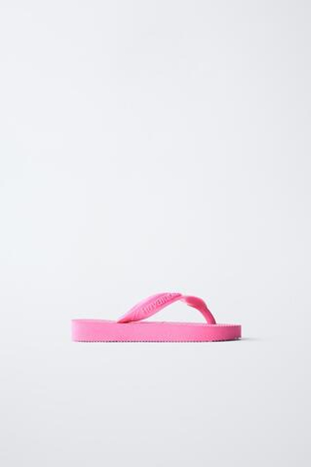 ZARA X HAVAIANAS ® САНДАЛИИ, РОЗОВЫЙ
