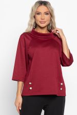 Джемпер Эдельвейс (бордовый) Б15003-18М LT Collection