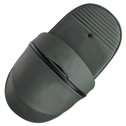 Детская коляска Roan Sol Vintage Luxury Leather 2.0 3 в 1 с автокреслом Tutis Elo Black VEGA79DB Atlantic Deep/Nickel/руч.Black