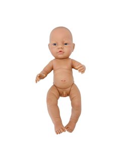 Кукла для девочки Paola Reina 45см виниловая Бэби  в синих ползунках