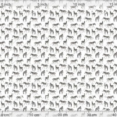 Зебры на белом фоне by Julia Koshkina 1200 DPI