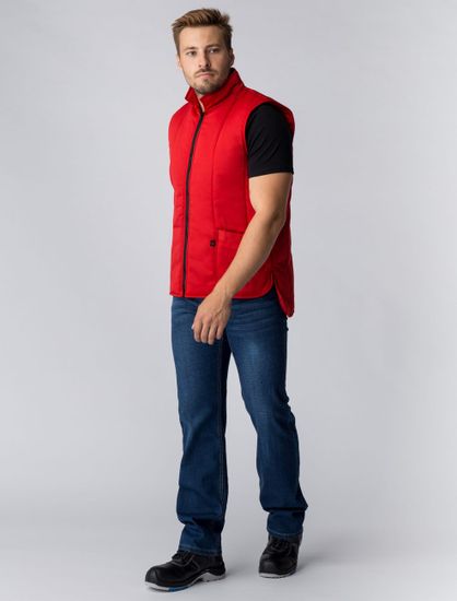 Жилет утепленный "Универсальный" (красный)