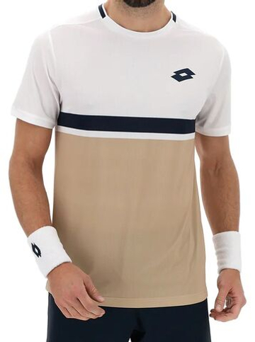 Мужская теннисная футболка Lotto Tech V D1 - irish beige