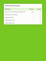 Матовый натяжной потолок 10.5 м2