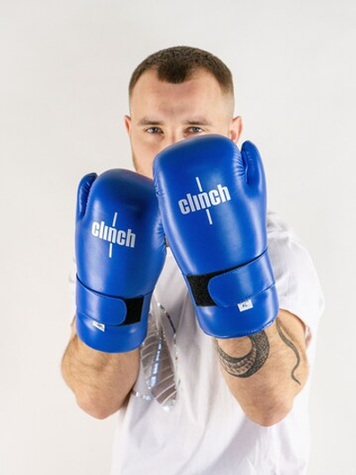 C524 Перчатки полуконтакт Clinch Semi Contact Gloves Kick синие