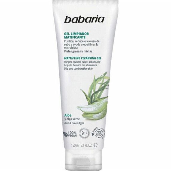Очищающий гель для лица Babaria Aloe Vera матирующий 150 ml