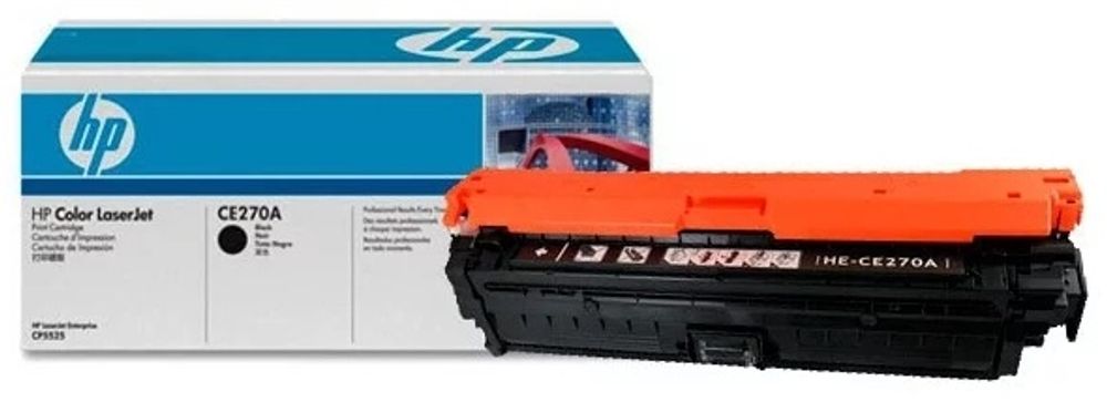 Картриджи HP CE270A черный