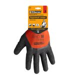 Перчатки "Надежный захват: МОНТАЖ ПЛЮС", полиэстер, текстурированное латексное покрытие, в и/у, 10(XL), Fiberon, PR-LTV231