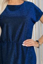 Платье Новогодний поцелуй (синее) П12223-12 LT Collection