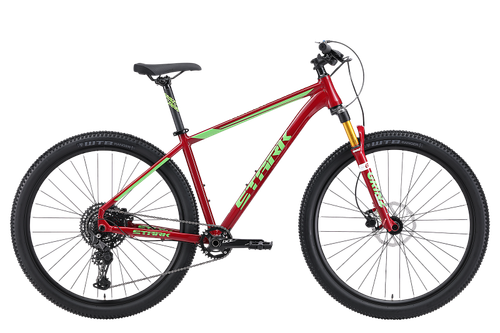 Велосипед 29" Stark'24 Armer 29.6 HD р.18" бордовый/зеленый