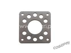 Крепежный фланец для крепления ламповой октальной панели на монтажном шасси / в корпусе лампового усилителя