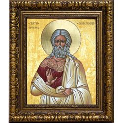 Вениамин Праведный праотец. Икона на холсте.